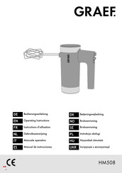 Graef HM508 Instructions D'utilisation