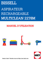 Bissell MULTICLEAN 2278 Manuel De L'utilisateur