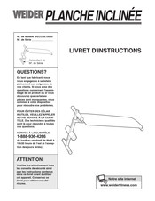 Weider WECCBE10000 Livret D'instructions