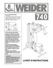 Weider WESY74090 Livret D'instructions