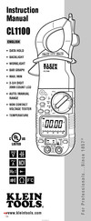 Klein Tools CL1100 Manuel D'instructions