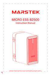 Marstek MICRO ESS B2500 Manuel D'instructions