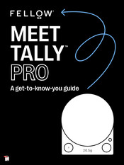 Fellow MEET TALLY PRO Guide De L'utilisateur