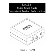 PolyVection DAC32 Guide De Démarrage Rapide