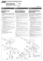 JVC KD-SX8350 Manuel D'installation/Raccordement