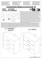 Dedeman VARADERO 3F UP 01245 Instructions D'assemblage