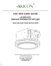 Akicon AK1390N3-W Guide D'utilisation Et D'entretien