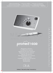 ProMed 1030 Instructions D'utilisation