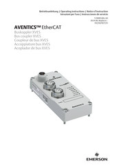 Emerson AVENTICS EtherCAT Notice D'instruction