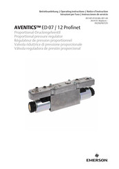 Emerson AVENTICS ED 07/12 Profinet Notice D'instruction