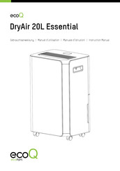 ecofort ecoQ DryAir 20L Essential Manuel D'utilisation