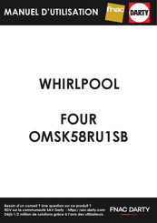 Whirlpool OMSK58RU1SB Guide Rapide