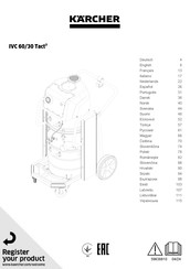 Kärcher IVC 60/30 Tact2 Mode D'emploi