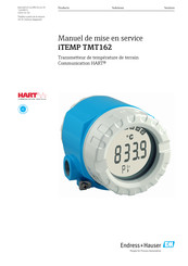 Endress+Hauser iTEMP TMT162 Manuel De Mise En Service