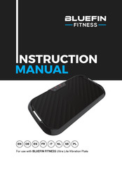 BLUEFIN Fitness Ultra Lite Vibration Plate Manuel D'instructions