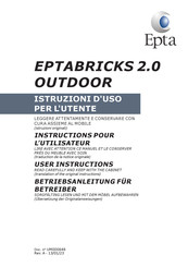 EPTA EPTABRICKS 2.0 OUTDOOR Instructions Pour L'utilisateur