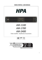 HPA AM-2400 Mode D'emploi