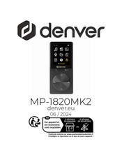 Denver MP-1820MK2 Mode D'emploi