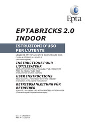 EPTA EPTABRICKS 2.0 INDOOR Instructions Pour L'utilisateur