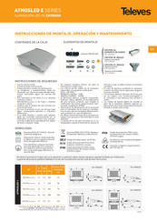 Televes ATMOSLED E Serie Mode D'emploi