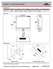 Napoleon Element NEFB42H-BS Manuel D'installation
