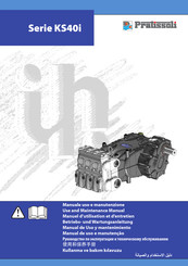 Pratissoli KS40i Serie Manuel D'utilisation Et D'entretien