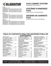 Gladiator GANF03WDMTS Instructions D'assemblage