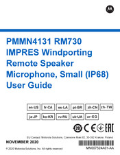 Motorola RM730 Mode D'emploi