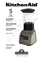 KitchenAid KSB655CS Manuel D'instructions