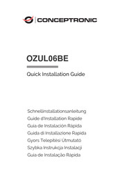 Conceptronic OZUL06BE Guide D'installation Rapide