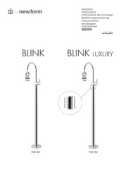 newform BLINK luxury 70918E Instructions De Montage