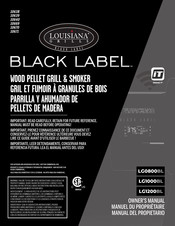 Louisiana Grills BLACK LABEL LG0800BL Manuel Du Propriétaire