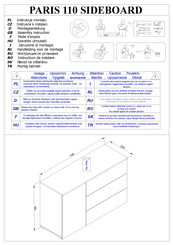 INOSIGN PARIS 110 SIDEBOARD Mode D'emploi