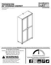 System Build 7922403COM Instructions D'assemblage