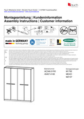 Rauch AC346.01R0 Instructions De Montage