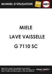 Miele G 7110 SC Mode D'emploi