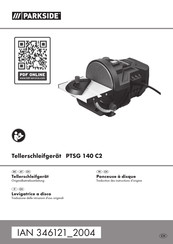 Parkside PTSG 140 C2 Traduction Des Instructions D'origine