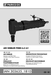 Parkside PDBN 6.3 A1 Consignes D'utilisation Et De Sécurité