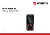 Würth WDM 9-24 Manuel De L'utilisateur