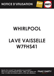 Whirlpool W7FHS41 Guide D'utilisation Quotidienne