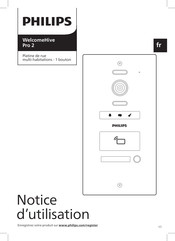 Philips WelcomeHive Pro 2 Notice D'utilisation
