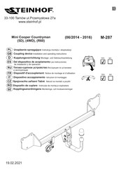 Steinhof M-287 Notice De Montage Et D'utilisation