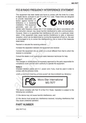 MSI H61I-E35 B3 Mode D'emploi