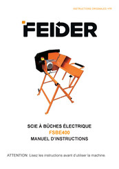 Feider FSBE400 Manuel D'instructions