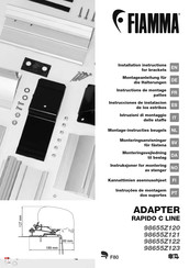 Fiamma RAPIDO C LINE 98655Z122 Instructions De Montage