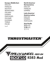 Thrustmaster sparco R383 Mod Manuel D'installation