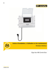 REMEHA Elga Ace MB Notice D'installation, D'utilisation Et De Maintenance