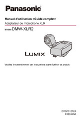 Panasonic LUMIX DMW-XLR2 Manuel D'utilisation