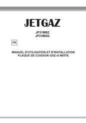 JETGAZ JP31MB2 Manuel D'utilisation Et D'installation