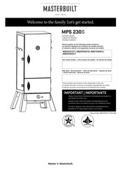 Masterbuilt MB21050813 Mode D'emploi